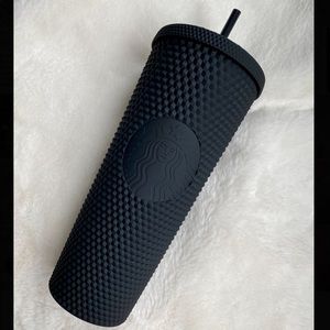 Black studded Starbucks tumbler! Brand new!